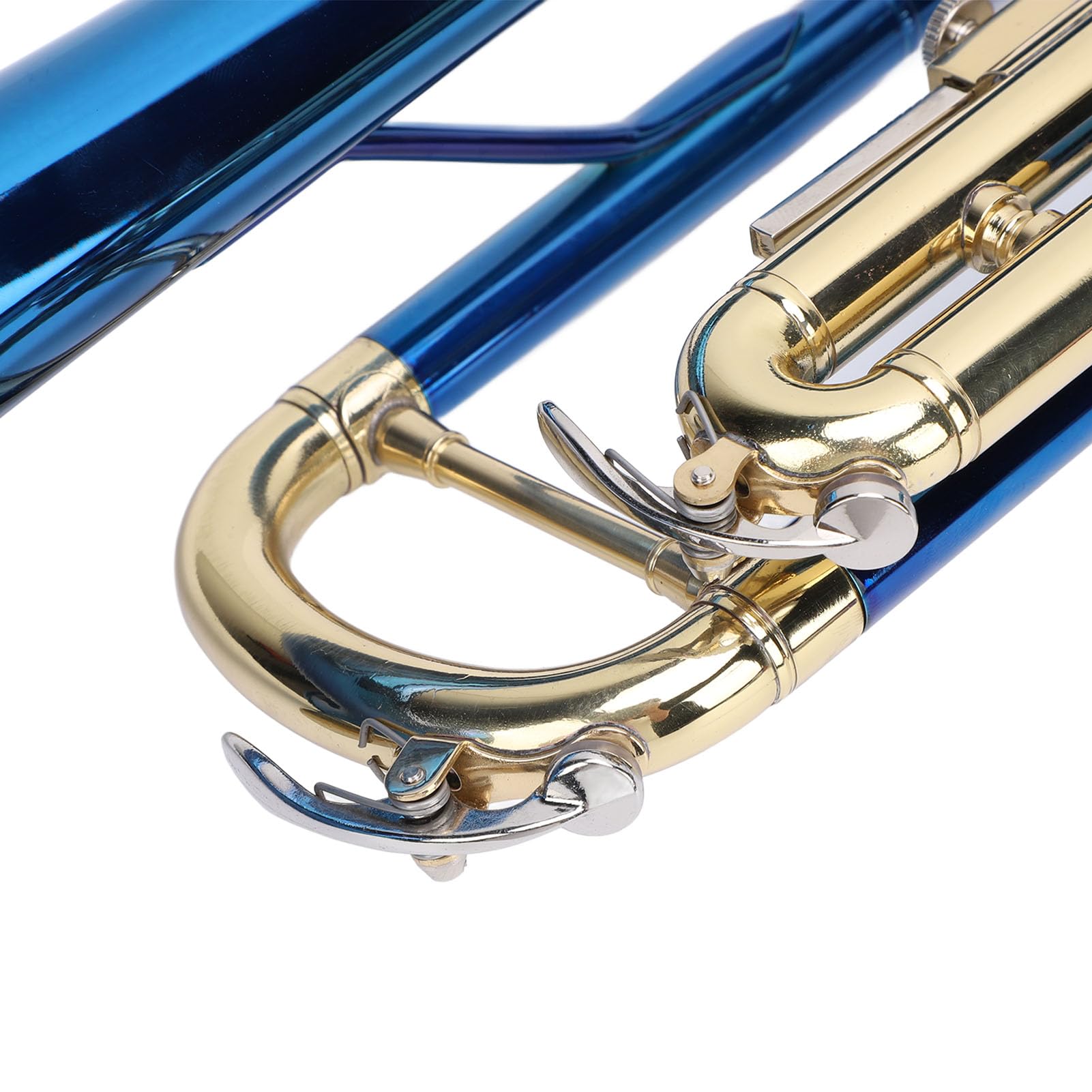 Tromba in Sib, Tromba Dalle Prestazioni Professionali con Bocchino Originale, Doppie Valvole Impermeabili, Comodi Pulsanti per le Dita, per Studenti e Musicisti Adulti