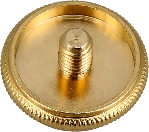 Miniatura 8 de BQLZR Botón de dedo de trompeta verde dorado Instrumentos musicales diámetro 0.630 in piezas de repuesto paquete de 3