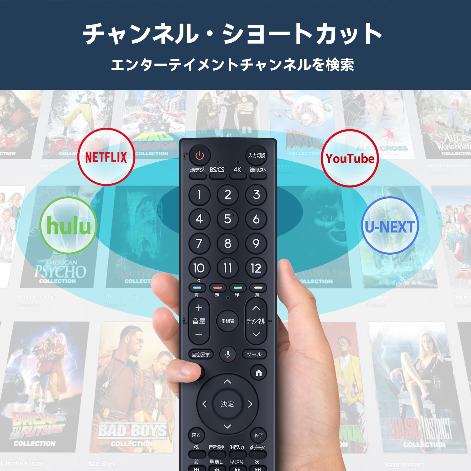 Amazon | テレビリモコン ERF3E46H for Hisense ハイセンステレビ