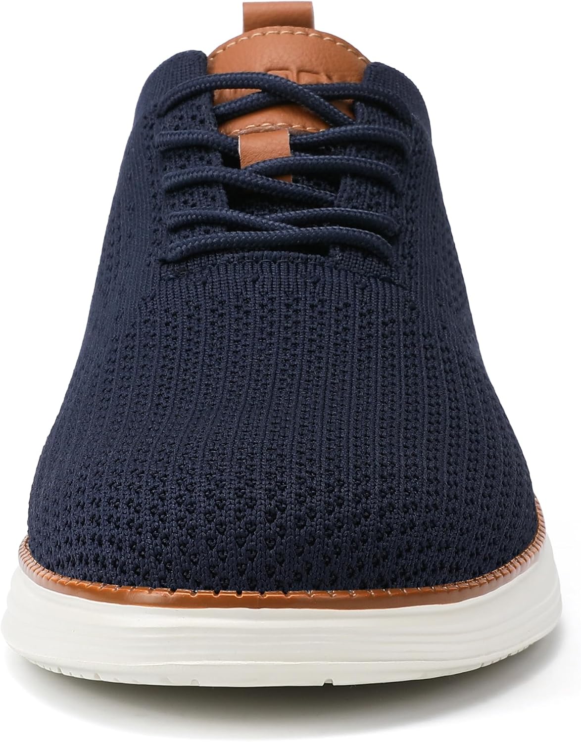 VILOCY Men's Casual Dress Sneakers Lace-Up Oxfords Business Mesh Breathable Walking Shoes Tennis Comfortable