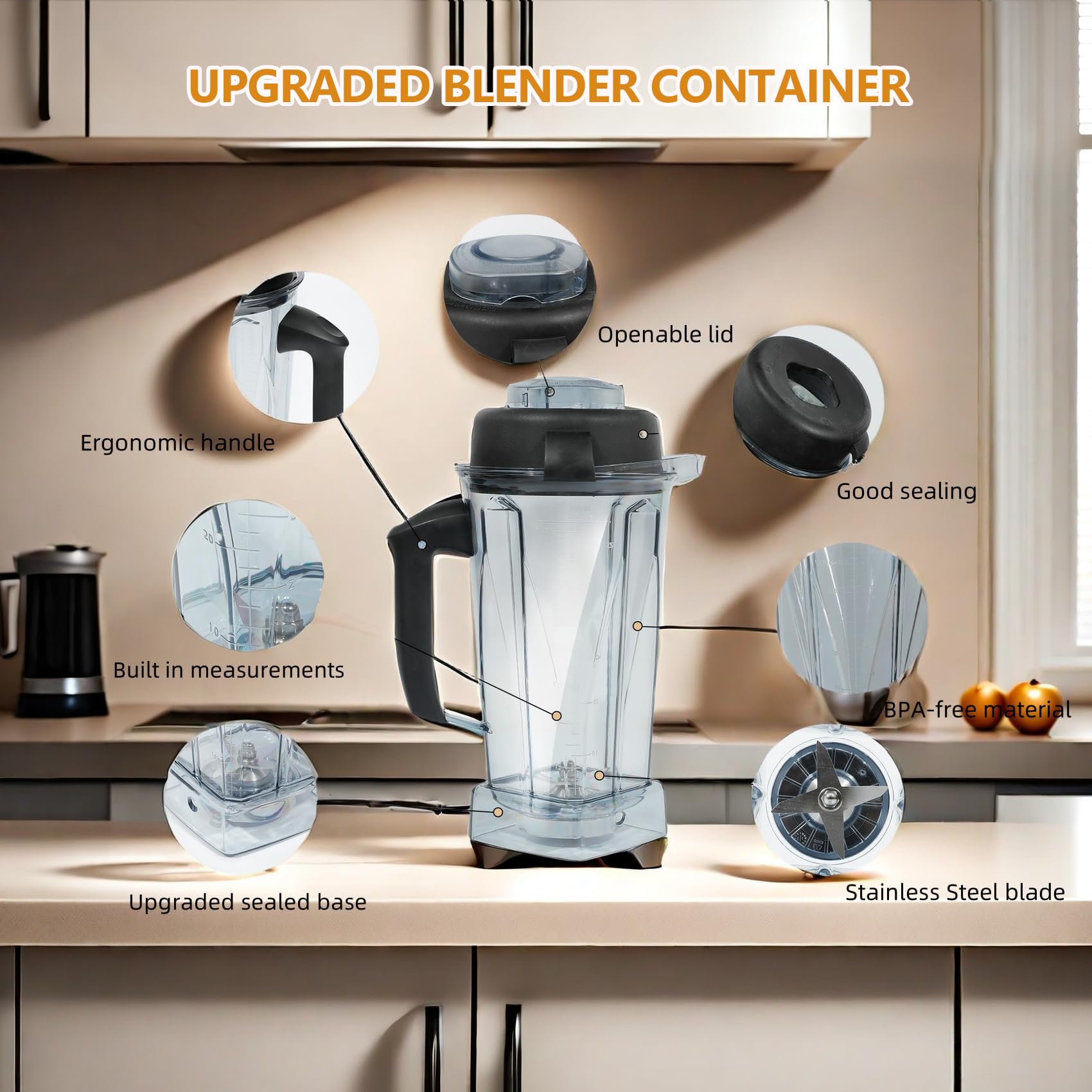 Amazon.co.jp : Vitamix ブレンダーピッチャー 64オンス 交換用