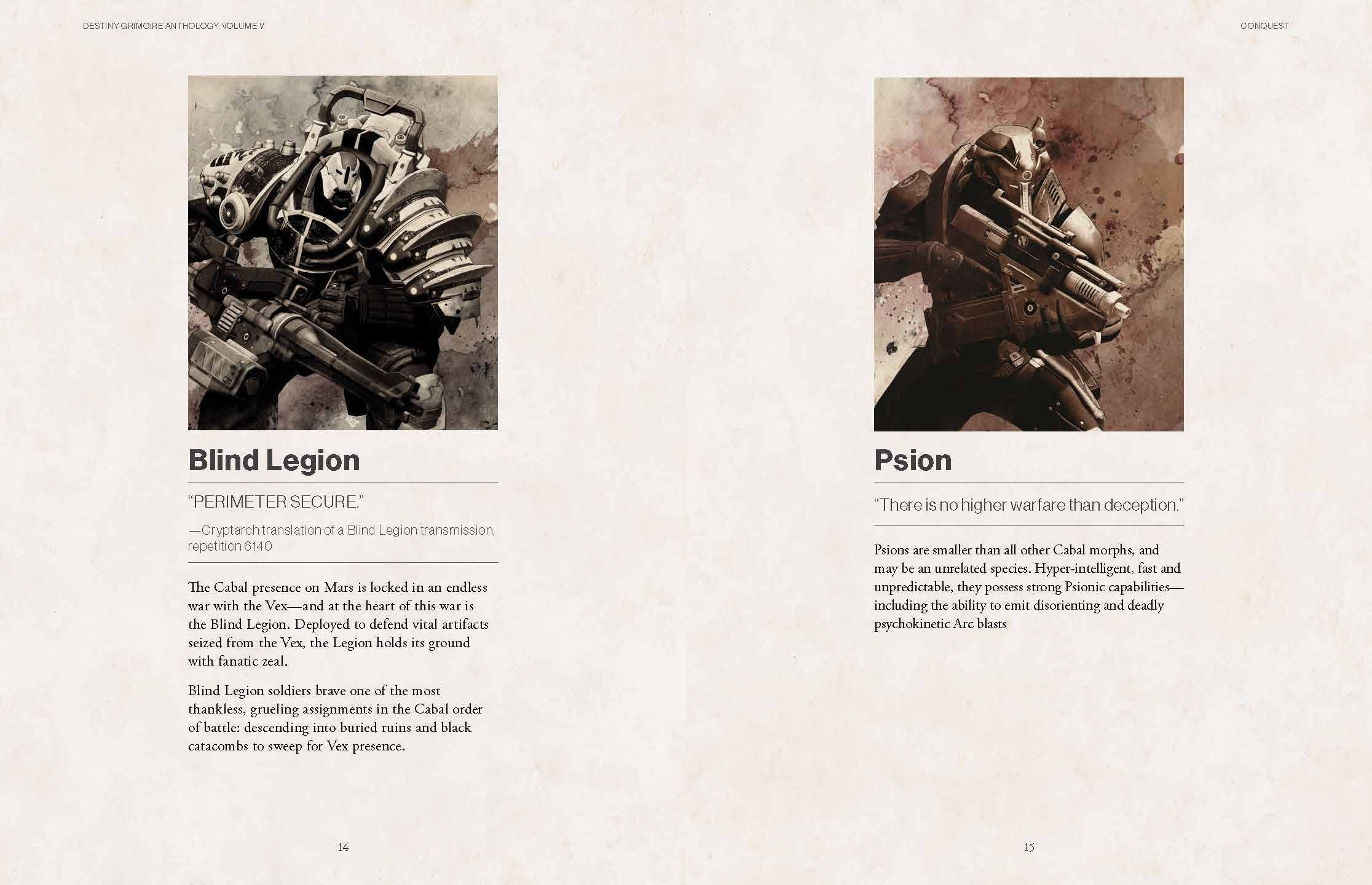 Destiny: Grimoire Anthology Vol. V