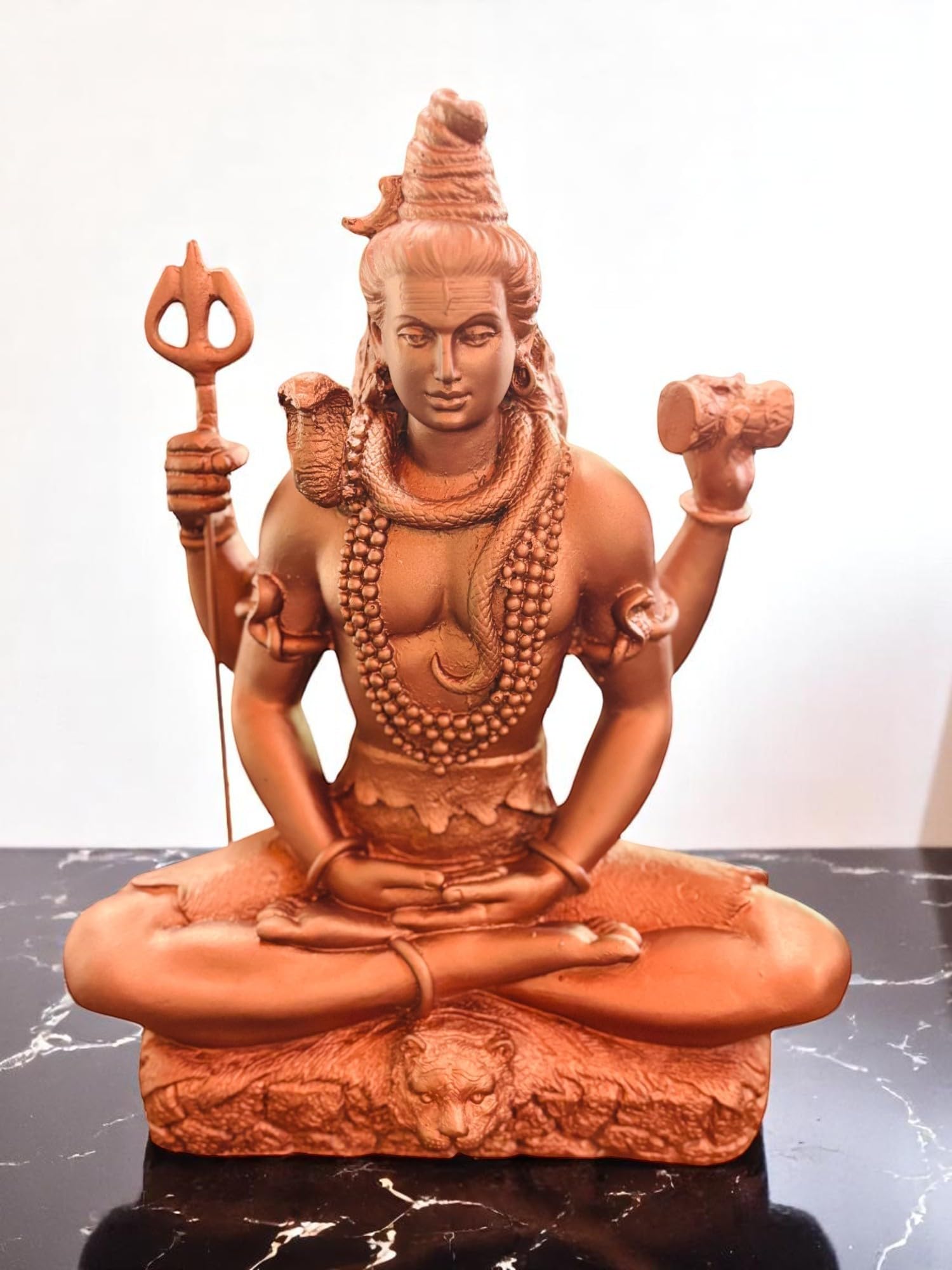 Buy SriMaa Ventures Lord Shiva Shankar Idol in Padmasana Pose 8.5