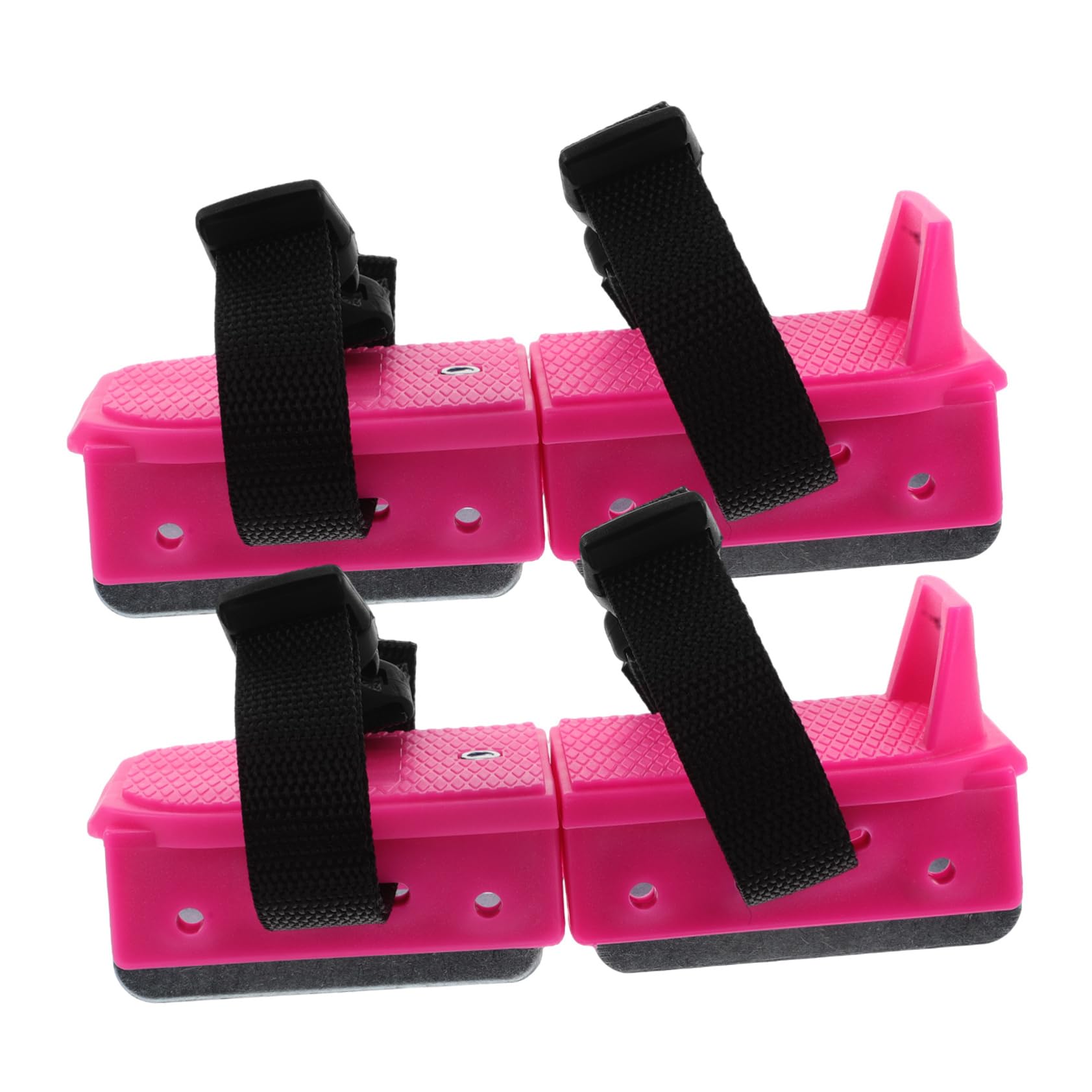 Abaodam Patines de Nieve Ajustables para Niños, 1 Par Rosa