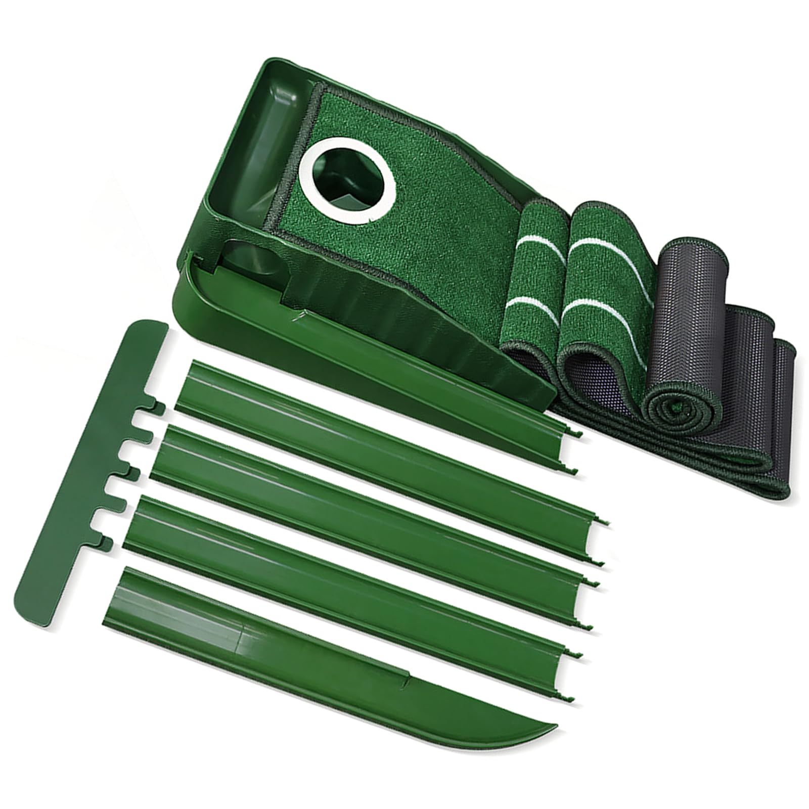 Cubiertas para agujeros para ejercicios de putting Green Putting Matte Putting Set Set Incluye Green Putting Tool Matte
