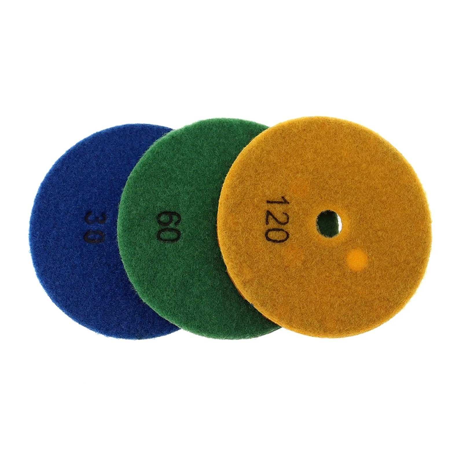 Xuro 4 unids/set almohadilla de pulido de 4 pulgadas disco de molienda de Metal seco/húmedo for granito Morble suelo de hormigón taza de muela(Combon B)