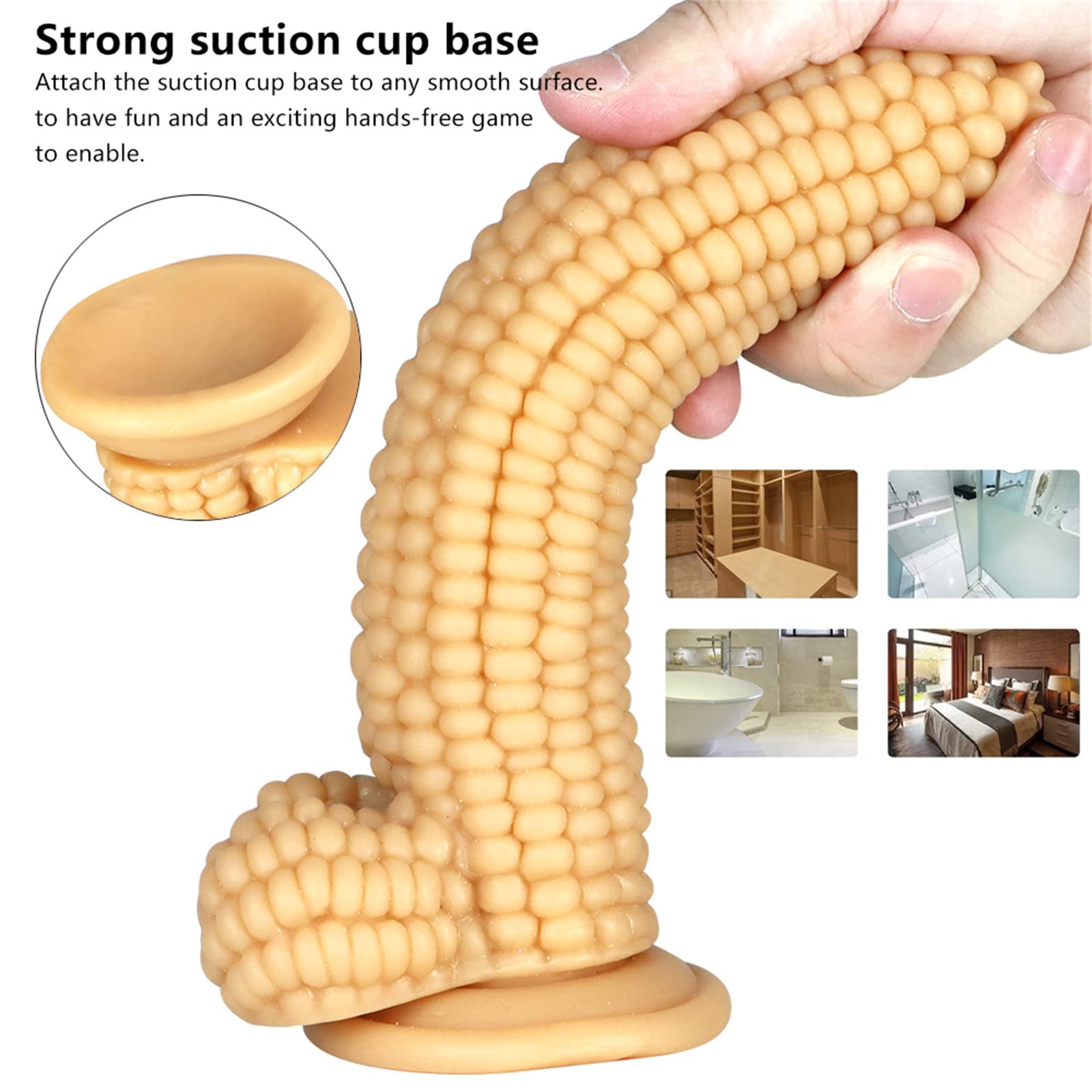 ATTAWA Realistischer Gemüse Dildo Groß Analdildo Weicher und Geschmeidiger  Analplug mit Saugnapf für Vaginal und Anal Sex Anal Dilatator Masturbation  Sexspielzeug für Frauen Männer,Flesh,21cm : Amazon.de: Drogerie &  Körperpflege
