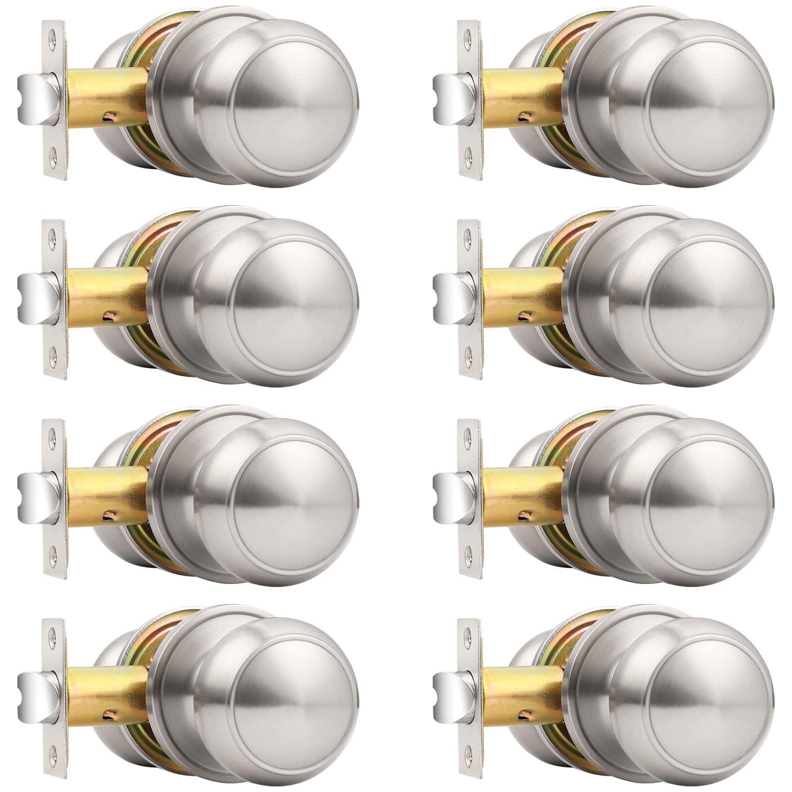 Boutons de porte ronds Probrico pour harmoniser vos placards et couloirs de maison