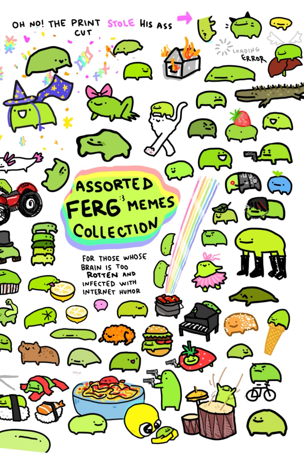 ferg infecting memes (teabag cartoon drawings collections)