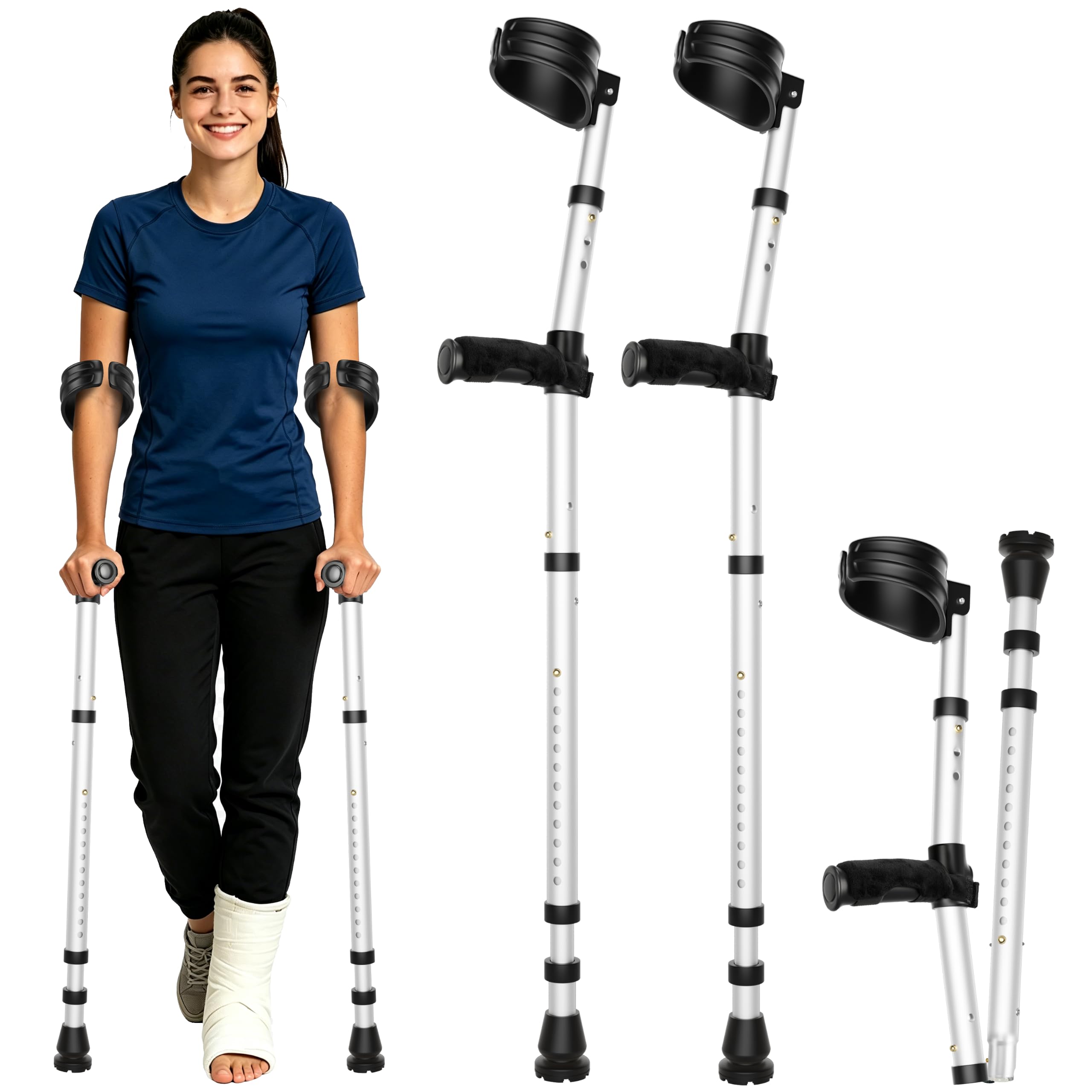 Photo 1 of DeepTireh Forearm Crutches
