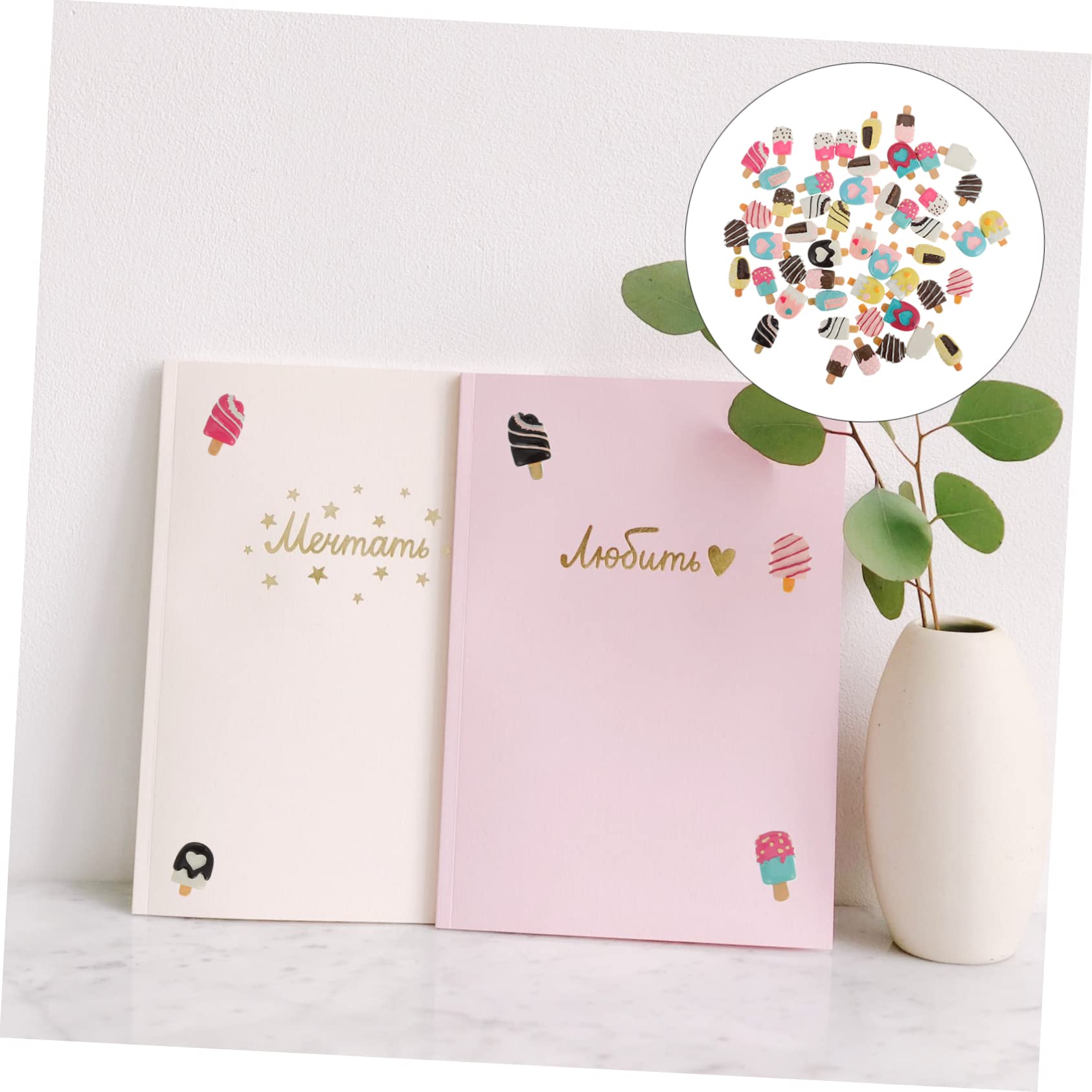 SHINEOFI 150stücke Simulation Für Dekoration Zubehör Für Handyhüllen Scrapbooking Und Bastelprojekte Verschiedene Hochwertige Kunstharzmaterialien