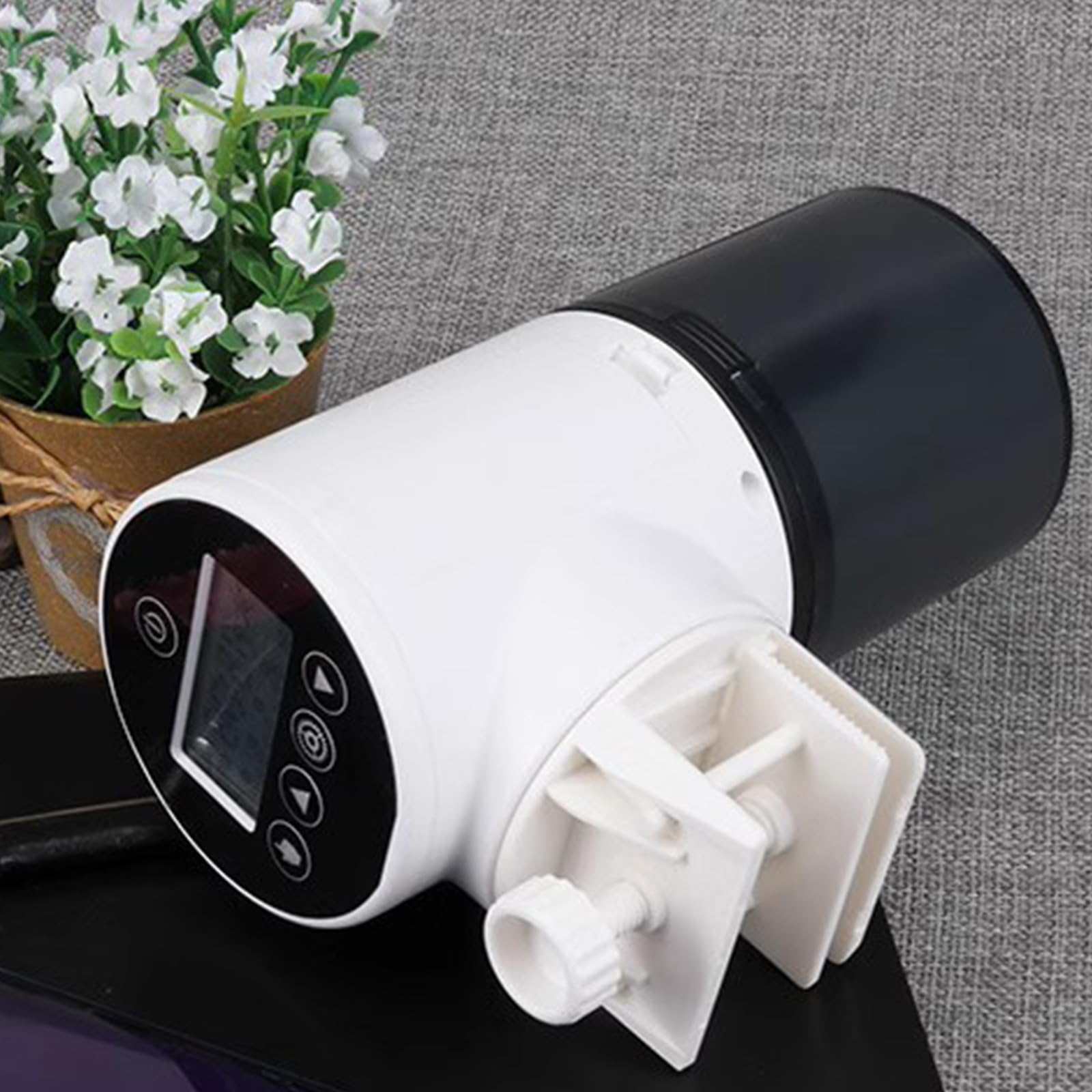 Générique Distributeur Automatique de Poissons en Plastique, avec minuterie précise, idéal pour Les Longues Vacances et l ' Entretien de l ' Aquarium, mangeoires faciles