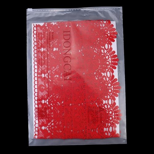 Miniatura 10 de IDONGCAI Cinta de encaje de Venecia bordada con borde de encaje floral de Venecia, apliques de boda, manualidades de costura (negro)