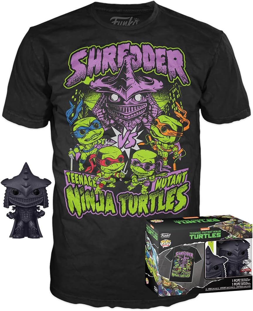Funko POP! Tees: Teenage Mutant Ninja Turtles - Shredder POP & Tee XL