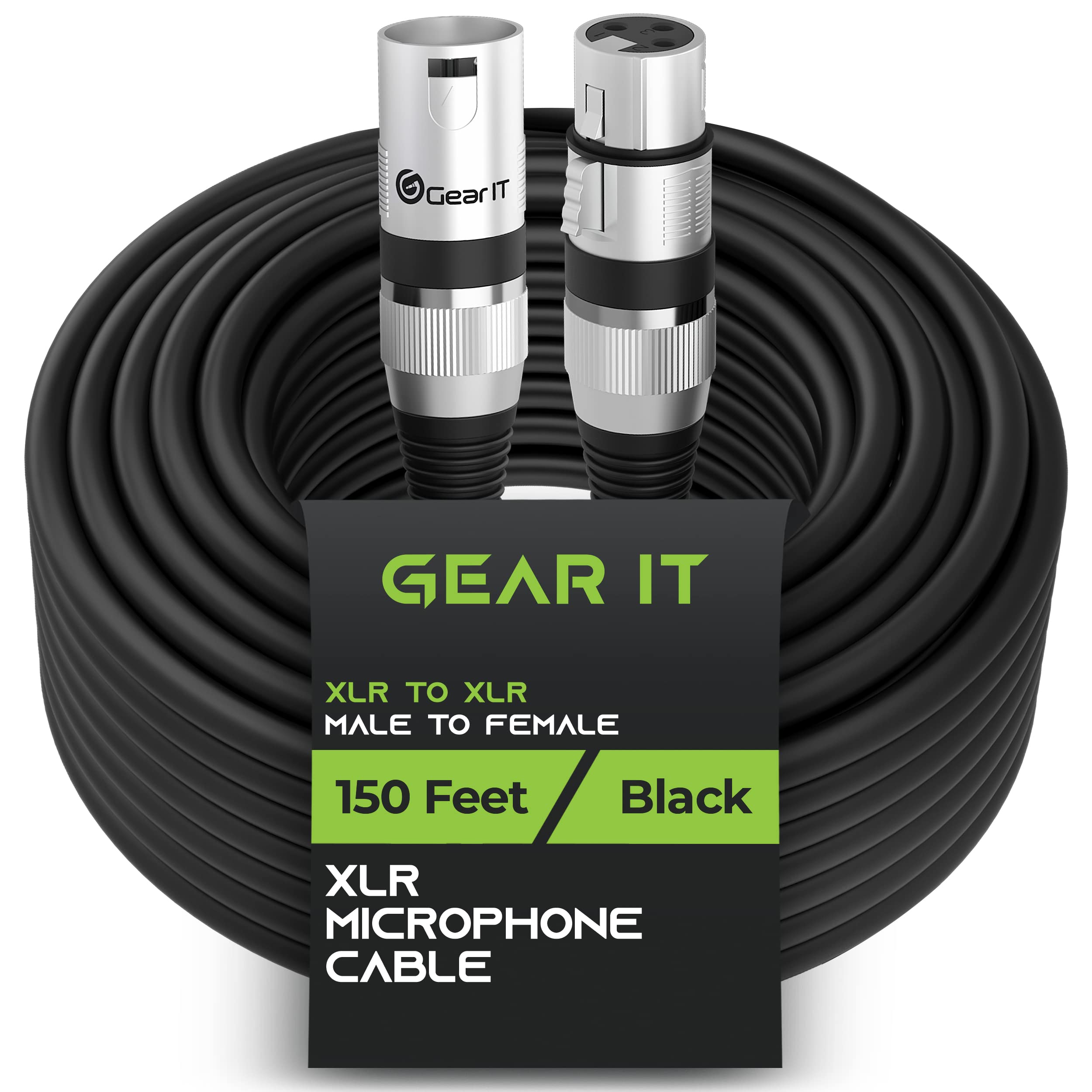 Amazon.co.jp: GearIT XLR - XLR マイクケーブル (150フィート 1パック