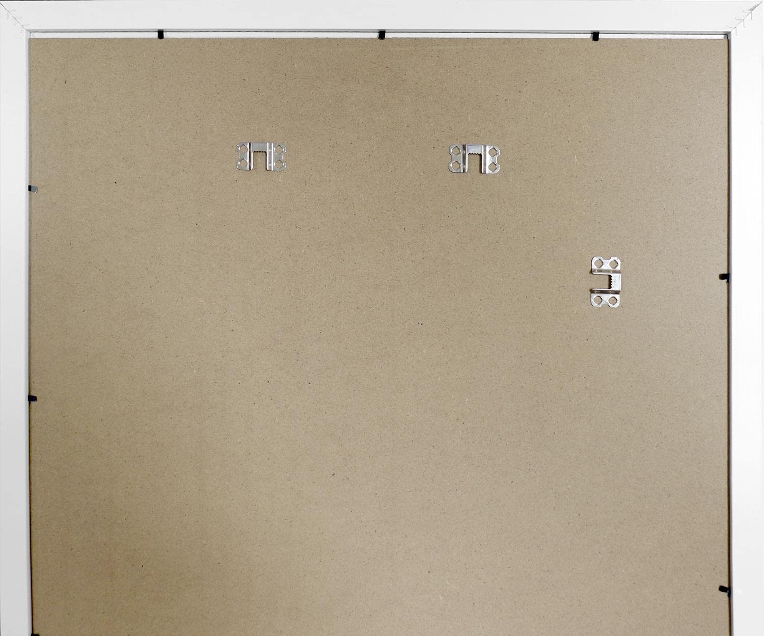 Close Up Posterrahmen 53 x 158 cm | Holzdekor (MDF) weiß mit Rückwand | Scheibe aus bruchsicherem PVC-Glas