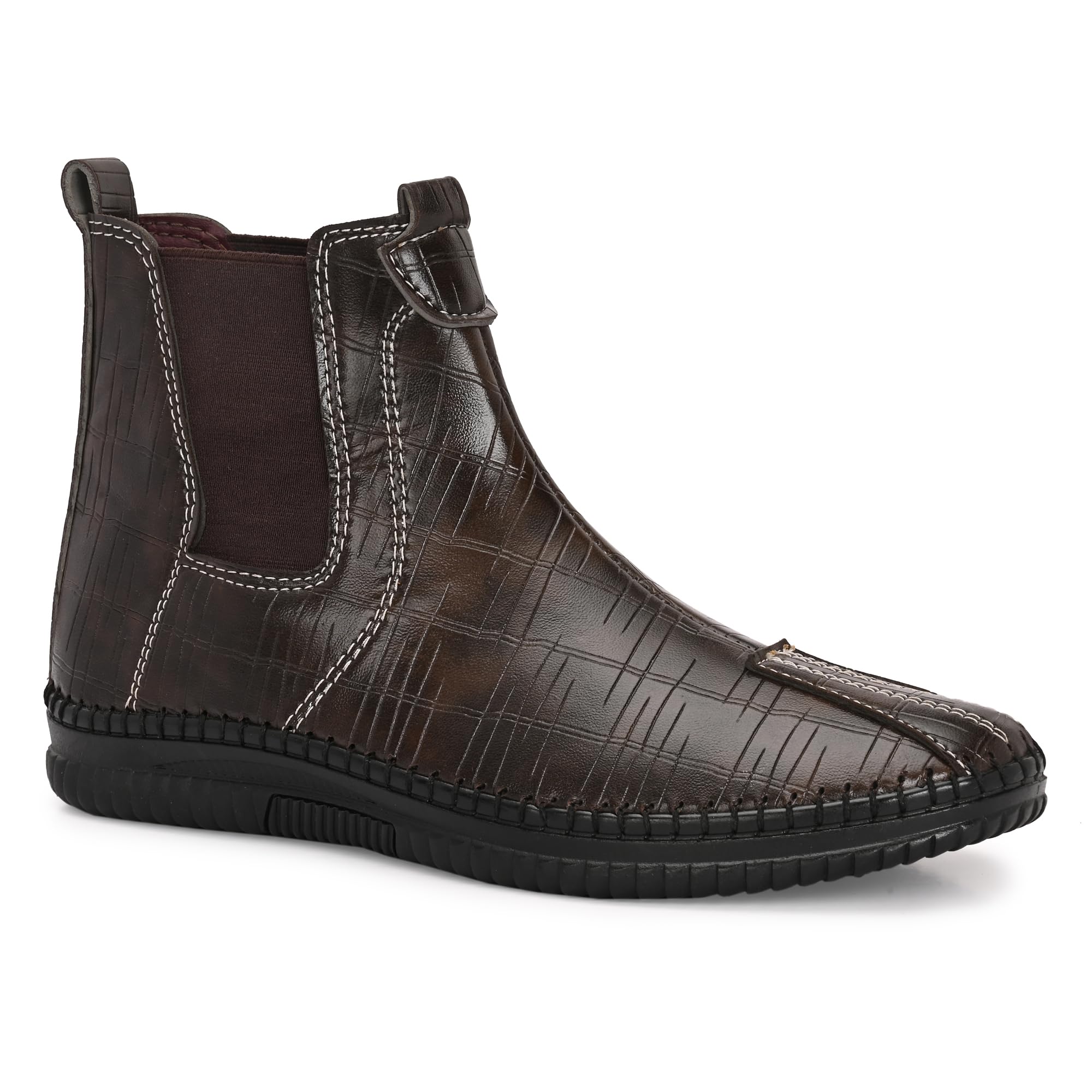 Men Stylish Leather Boots | Comfortable Ankle Boots for Casual-image-23