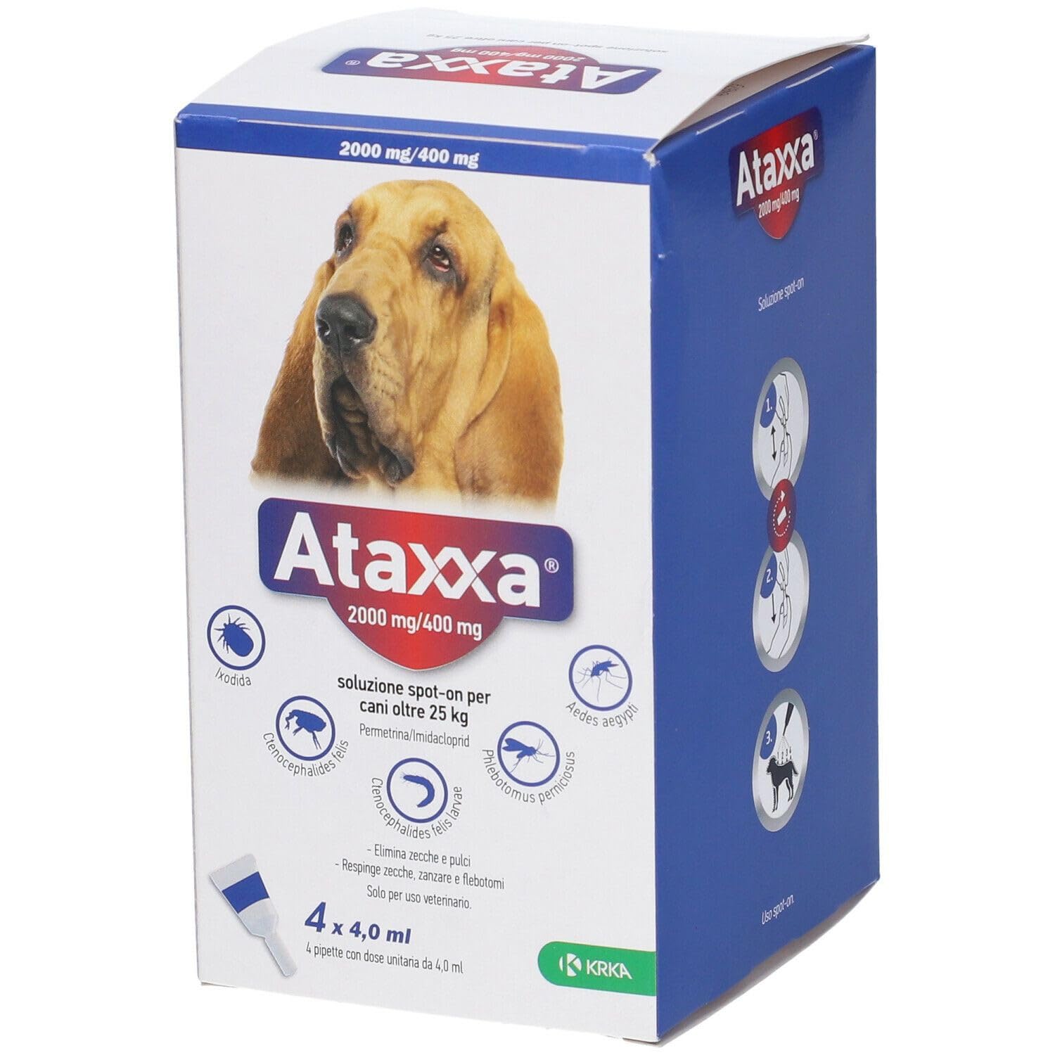 ATAXXA SPOT ON*4PIP 4ML 25KG