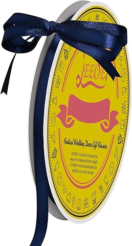 Miniatura 798 de Cinta de satén verde esmeralda de doble cara de 1-1/2 pulgadas x 50 yardas, cinta de poliéster verde esmeralda para envolver regalos, muy adecuada