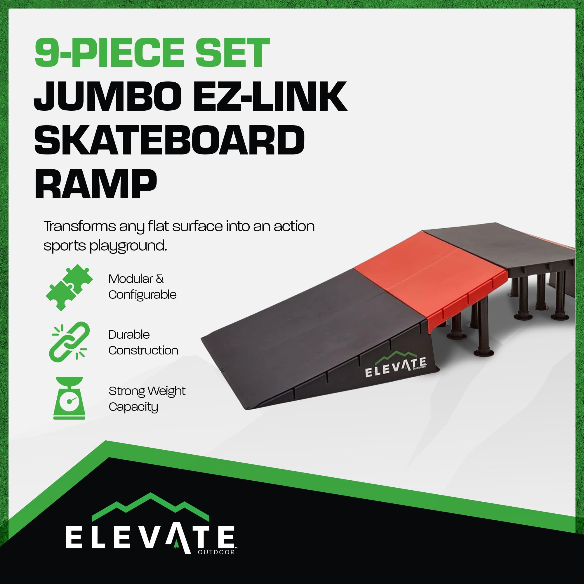 Amazon.co.jp: Elevate Outdoor ジャンボEZ-Linkスロープセット 