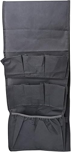 Above - Organizador colgante para refrigerador, 15 bolsillos, incluye tabla de cortar plegable y mantel individual, color gris