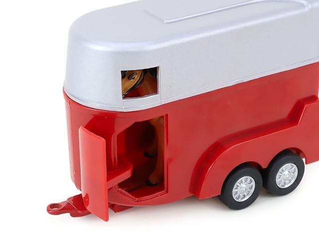 Foto 4 de 7 de Toyland® Landrover - Maqueta de Juguete con Caja para Caballos Que Incluye 2 Caballos