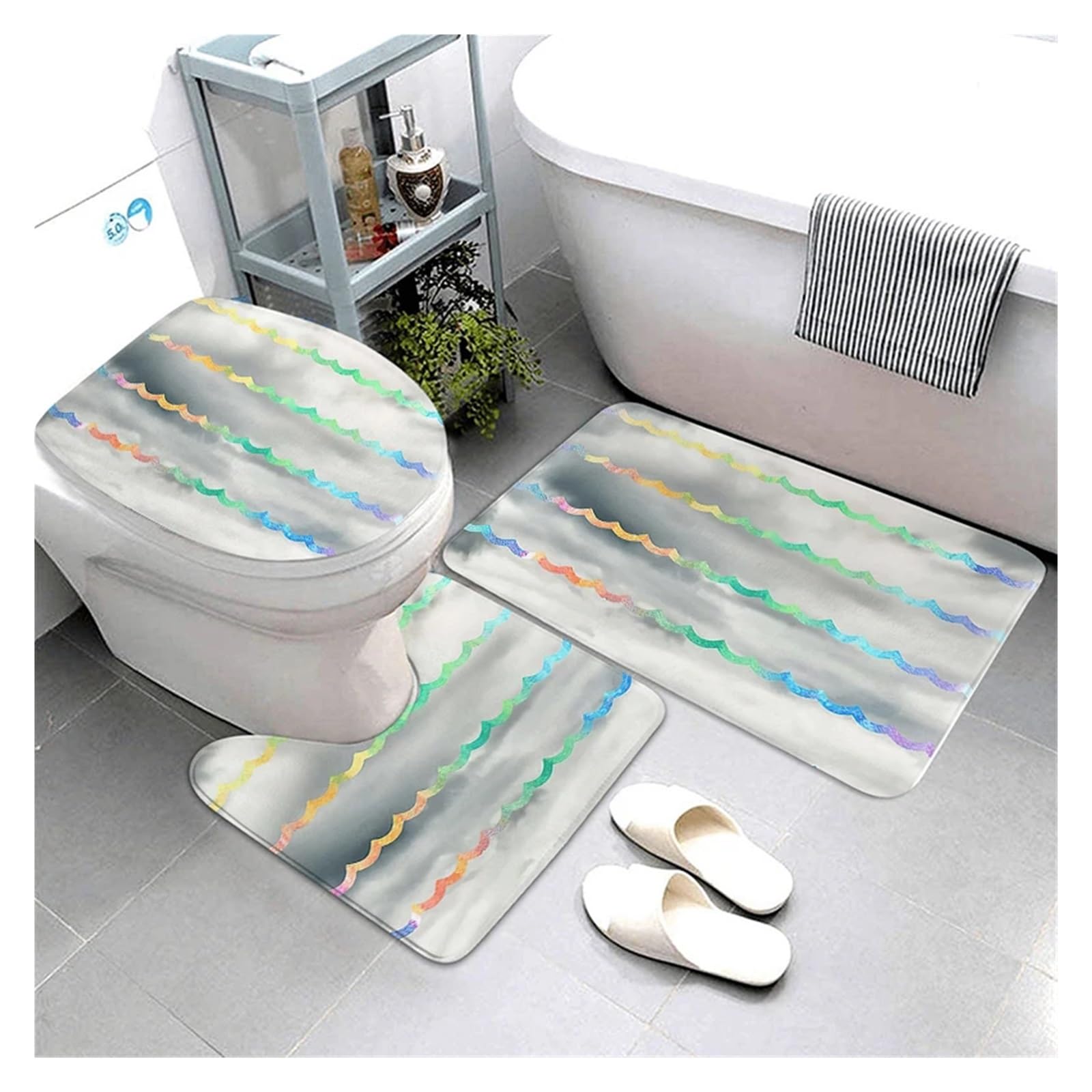 Shower Mat Bedroom Room Mat Bathtub toilet rug Anti-slip Bath Bathroom Small Rug(2208sjt-001709)