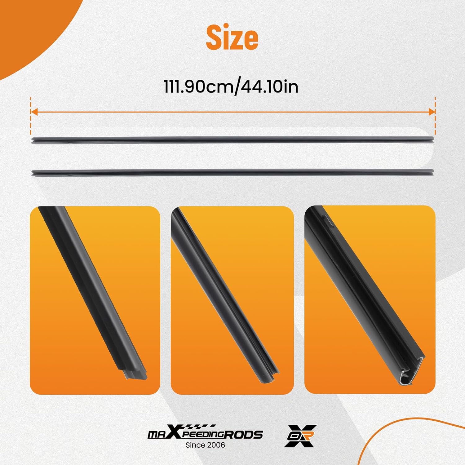 maXpeedingrods 2 Pcs Left & Right Door Window Weatherstrip Moulding Trim Seal Belt for Honda Civic Coupe 2D 2006 2007 2008 2009 2010 2011 Replace 72410-SVA-A01ZA 72450-SVA-A01ZA