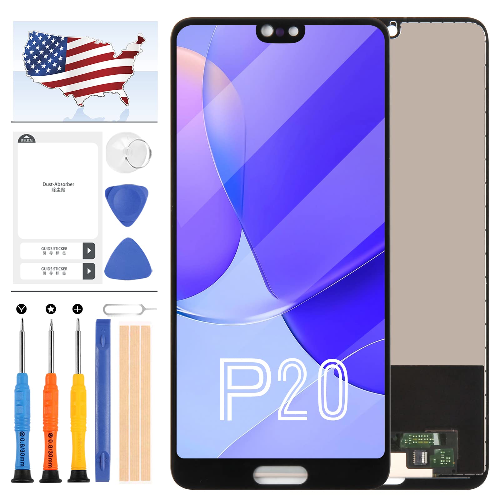 Amazon.com: for Huawei P20 Screen Replacement EML-L09 EML-L22 EML