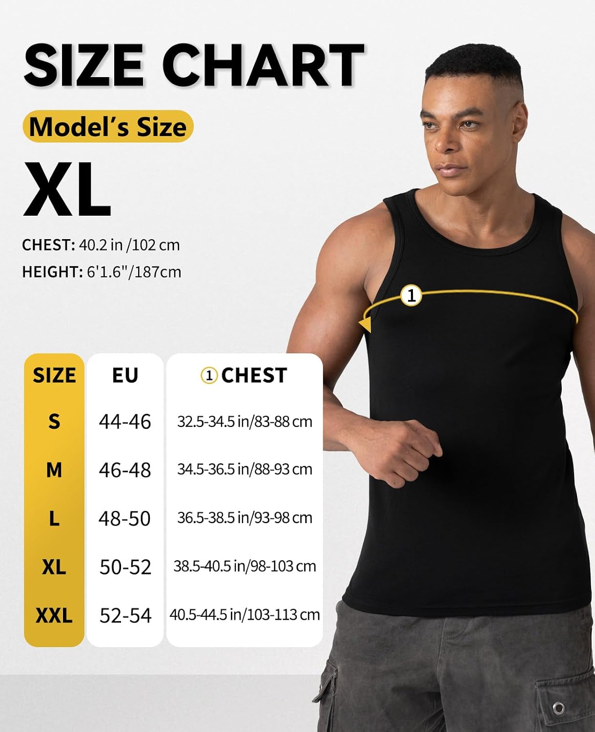 Merino Protect 100% Merino Wool Tank Top Men Temperature Regulate Shirts Odor Resistance Base Layer for Running