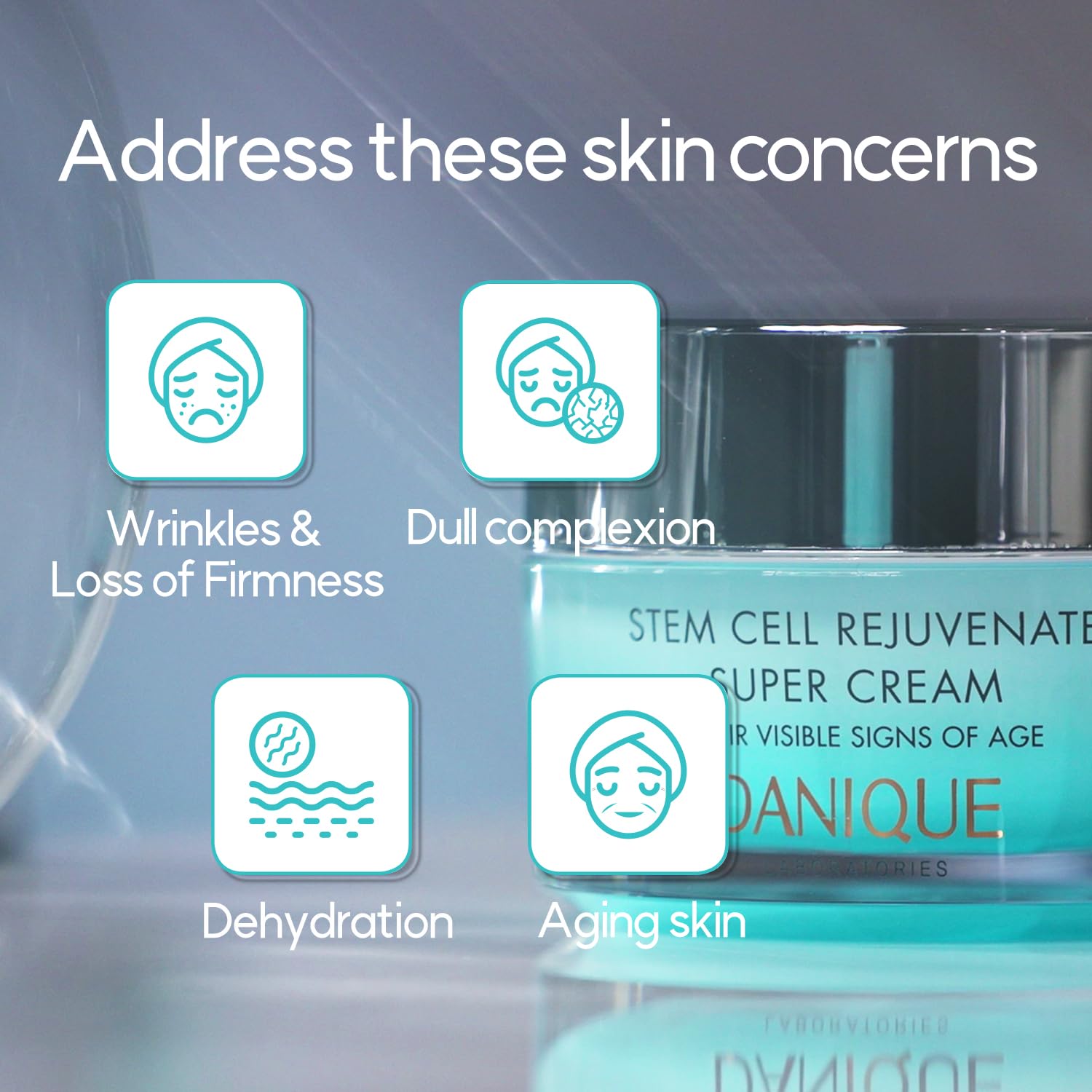 Danique Stem Cell Rejuvenate Super Cream, Korean Skin Care Beauty Cream Booster