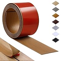 Vista 8 de Bnell Tira de Transición de Piso Tiras de Cobertura de Piso Autoadhesivas Transiciones de Pisos Tira de Piso Laminado Tira Divisoria Plana de Piso