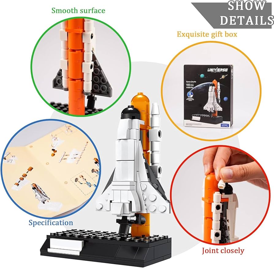 Amazon.co.jp: ロケット組み立てキット 子供用 宇宙のおもちゃ 惑星