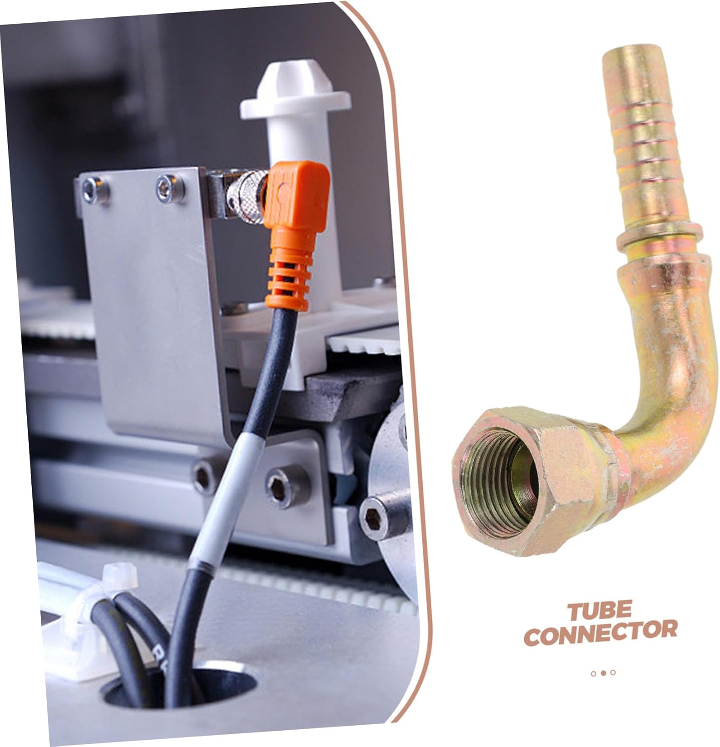 ORFOFE Small Fuel Line Adapter Oil Line Connector Quick Connect Fitting for Automotive Oil Hose High Pressure Transition Easy Installation