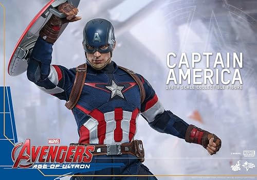 Miniatura 6 de Hot Toys Marvel: Avengers Age of Ultron - Figura coleccionable de Capitán América escala 1/6 MMS 281