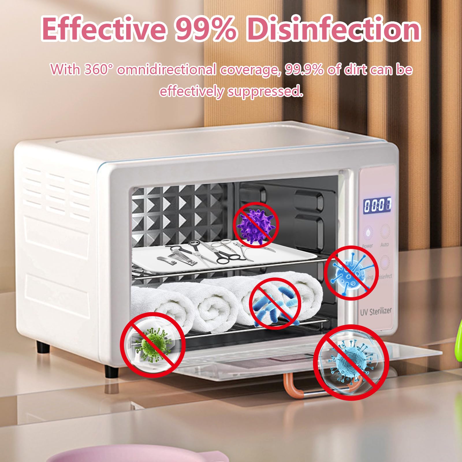 Sterylizator UV o wysokiej temperaturze, 10 l, profesjonalne narzędzia do paznokci, sterylizator UV, sterylizator gorącego powietrza UV do salonu, pedicure, stomatologii, manicure
