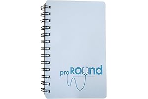 Portage Medical Rounds Notebook, proRound - Spiral Notepad with Template, Log Book...