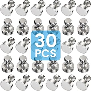 Fridge Magnets, Refrigerator Magnets, Strong Magnets for Whiteboard, Small Magnets Perfect for Classroom Office Kitchen Accessories Decorative Locker Magnetic 30PCS in a Box