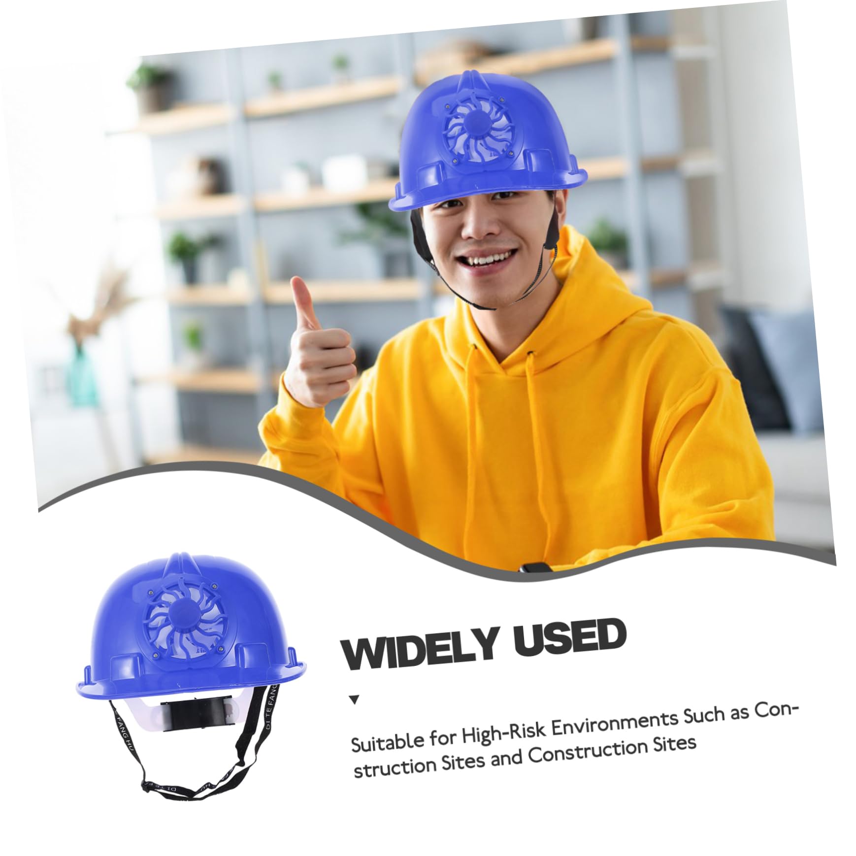 jojofuny Casco Sombrero De Construcción Hombres Sombrero De Seguridad para La Construcción El Plastico