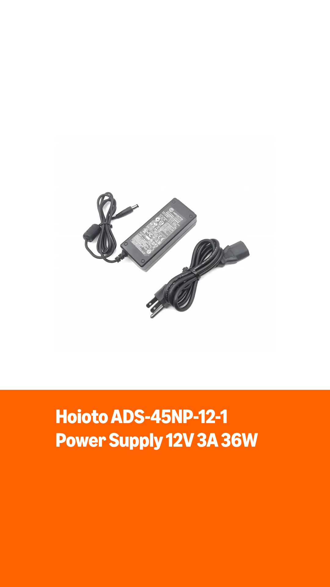 Amazon.com: Hoioto ADS-45NP-12-1 AC/DC Adapter Power Supply 12V 3A