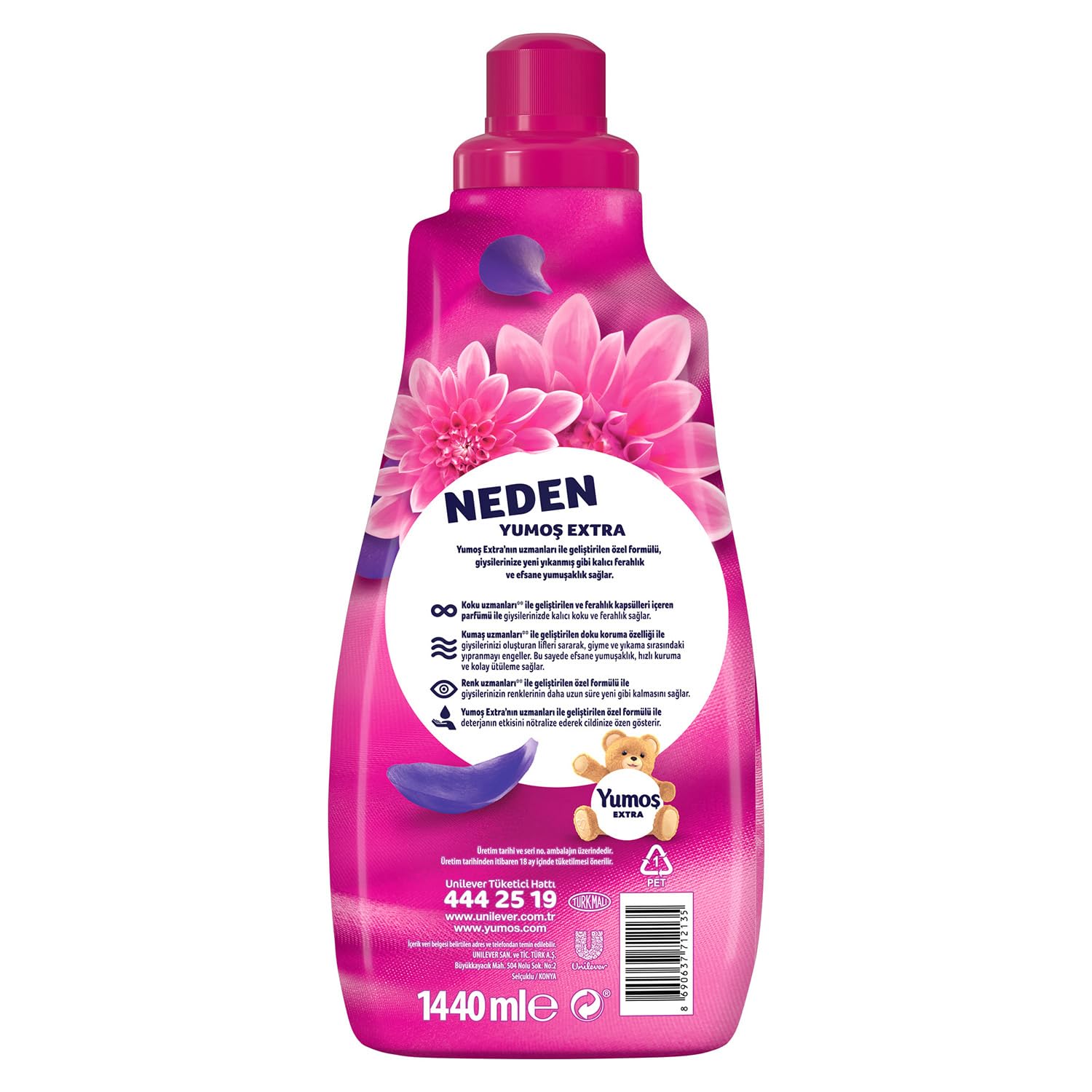 Yumoş Extra Konsantre Çamaşır Orkide 1440 ml