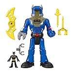 Fisher-Price Imaginext DC Super Friends Batman Toys Insider & Exo Suit 12-Inch Robot with Lights Sounds & Figure for Kids Ages 3+ Years