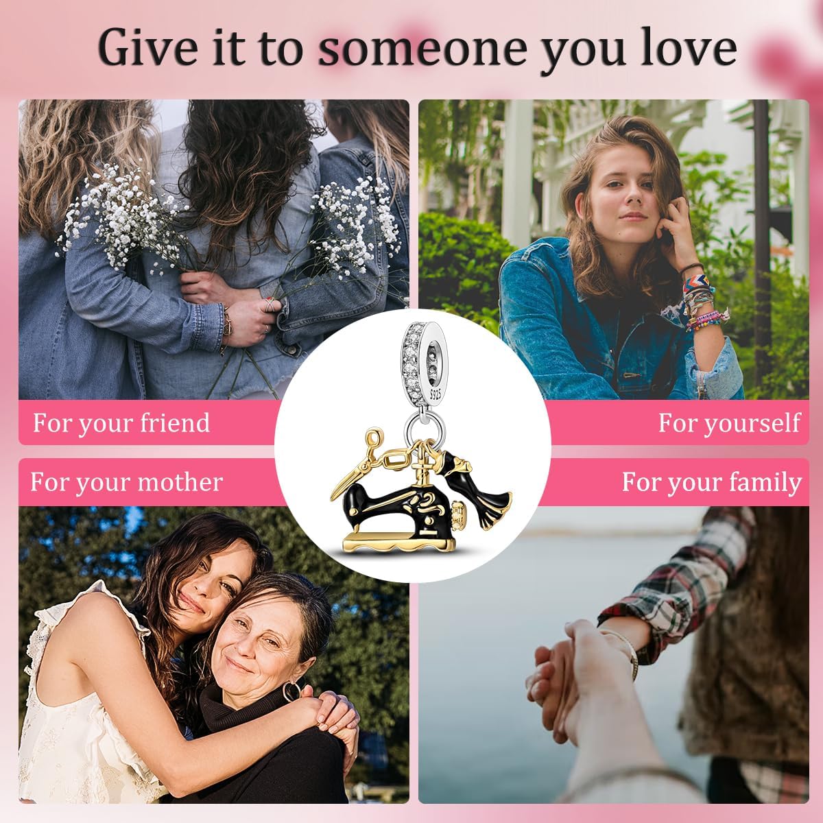 Hapour 925 Sterling Silver Charms for Bracelets and Necklaces Dangle Pendants Beads Cute Cat Heart Bunny Charm Jewelry for Women Teen - Image 6