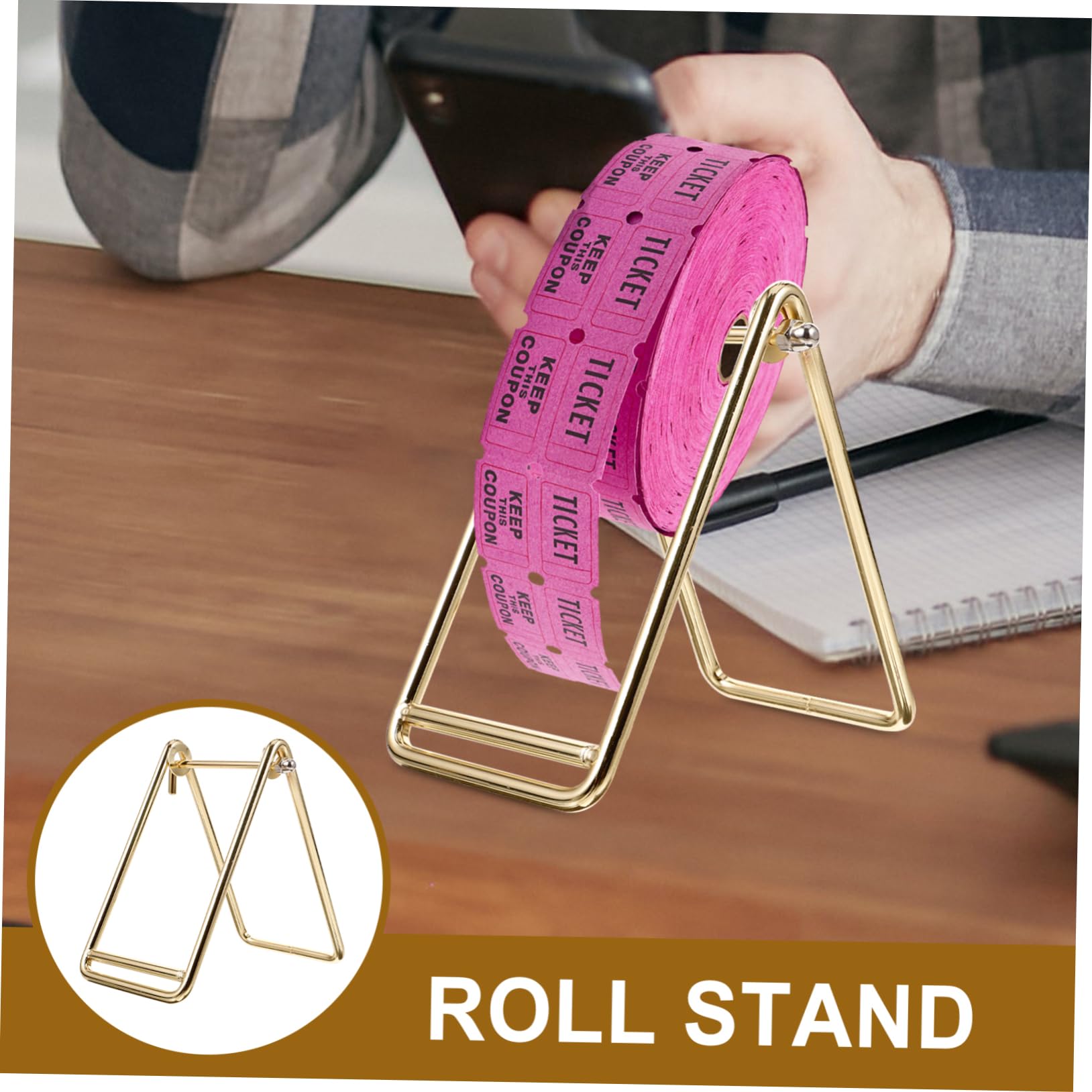 SHINEOFI 5pezzi Biglietti Inossidabile Dispenser Per Biglietti Cinema Organizer Per e Resistente