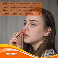 Vista 5 de Dilatadores nasales para ronquidos, dilatador nasal antironquidos para respirar, versión más dura mejorada, ayuda para respirar nariz, dilatador