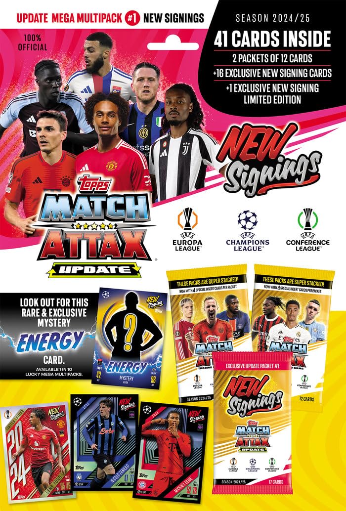 UPDATE MEGA MULTIPACK 1 MATCH ATTAX UCL 24 25