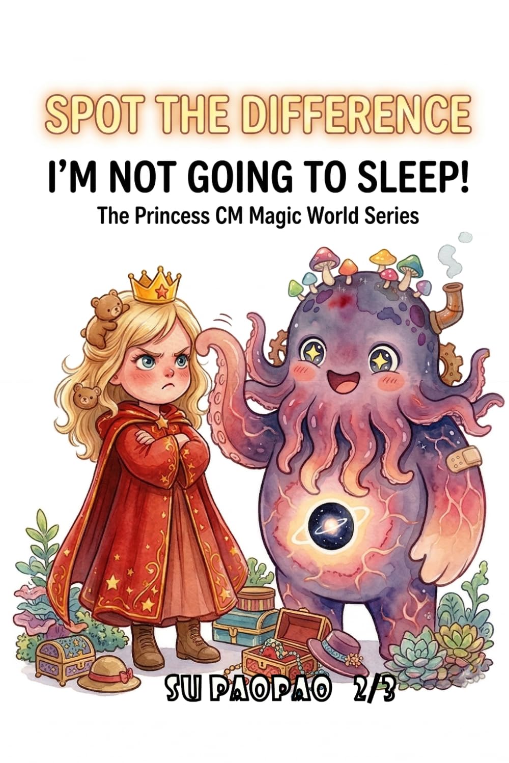 I'm not going to sleep!: The Princess CM Magic World Series！Spot the Difference！