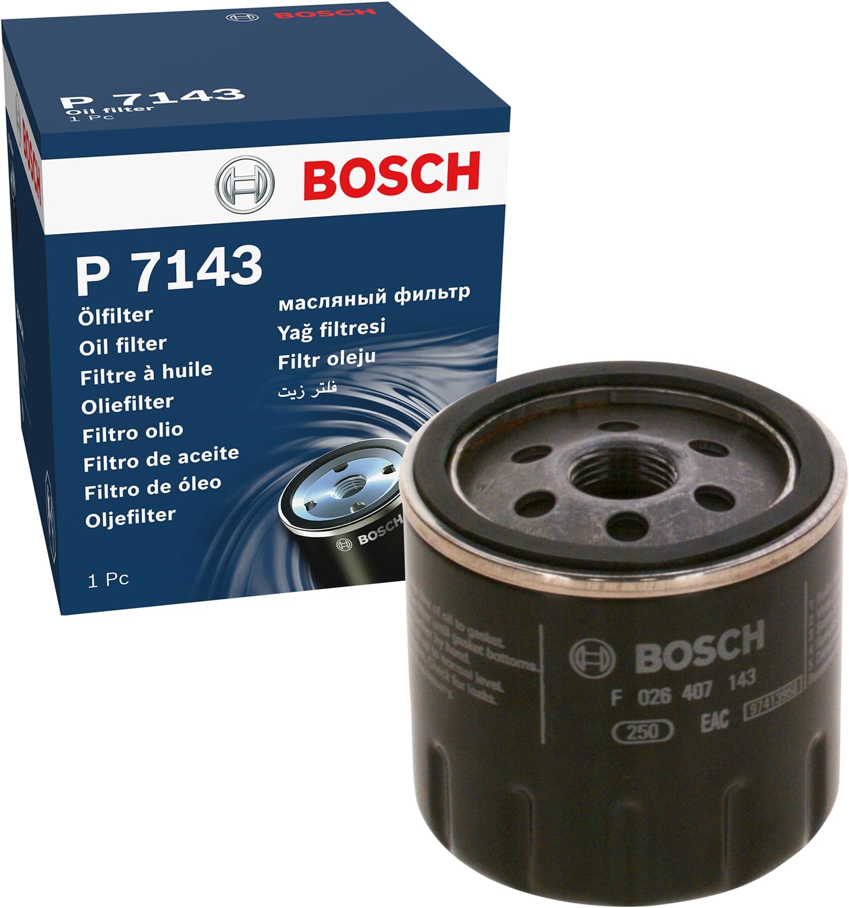 Bosch P7143 Car Oil Filter- Replacement Filter