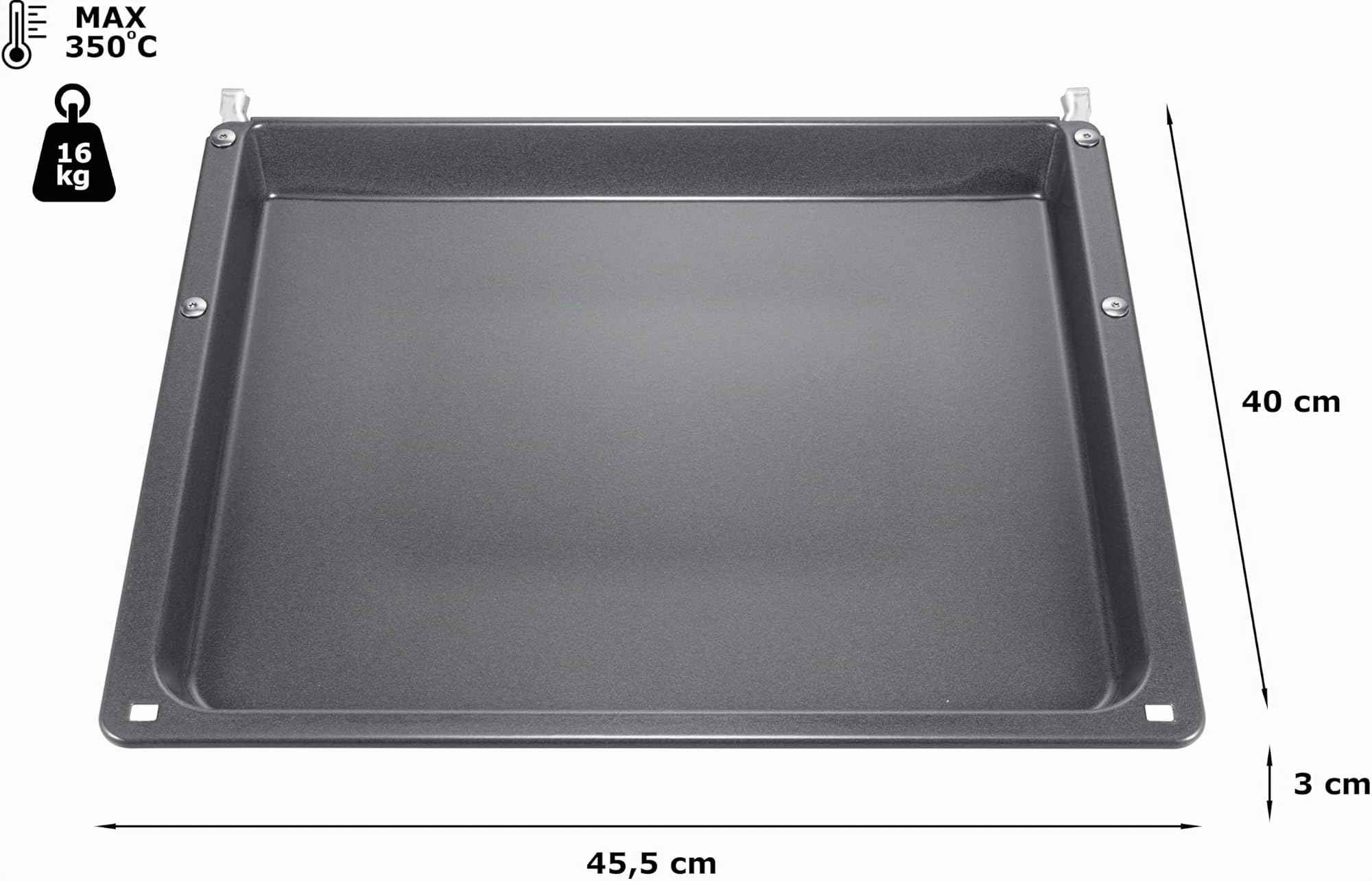 Siemens Backblech 30 x 455 x 400 mm spülmaschinengeeignet HZ541000