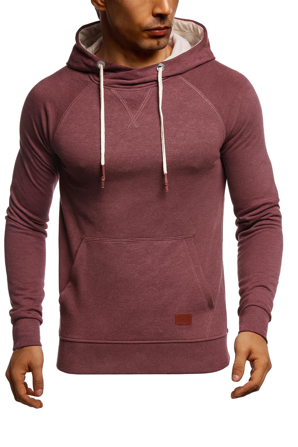 Leif Nelson Herren Pullover Hoodie Kapuzenpullover Longsleeve Basic Sweatshirt Sweater LN8153